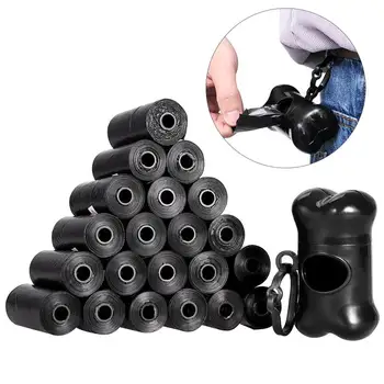 LUOEM 21 Rolls Dog Waist Bag Pet Dog Training Waist Bag Clean Up Rubbish Bag with 1 Pc Poop Bag Dispenser (Black)
LUOEM 21 Rolls Dog Waist Bag Pet Dog Training Waist Bag Clean Up Rubbish Bag with 1 Pc Poop Bag Dispenser (Black)