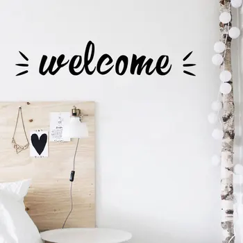 Welcome English alphabet Wall Sticker for door living room background decoration Mural Art Decals welcome stickers
Welcome English alphabet Wall Sticker for door living room background decoration Mural Art Decals welcome stickers