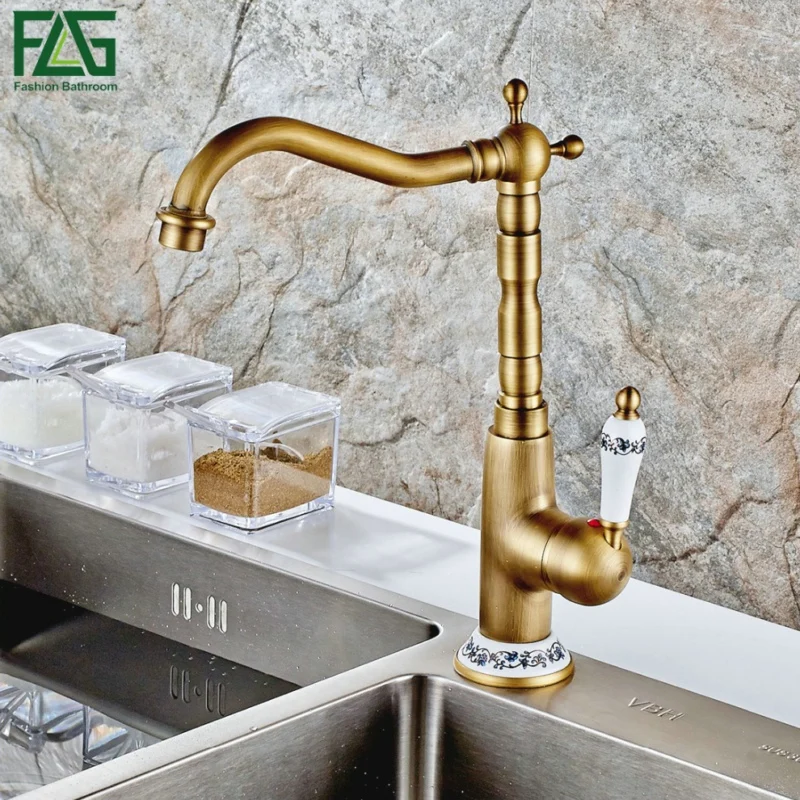 FLG Best Quality Wholesale And Retail Kitchen Faucet Kitchen Tap Antique Brass Taps Rotatable Ceramic Kitchens Mutfak 250-33A
FLG Best Quality Wholesale And Retail Kitchen Faucet Kitchen Tap Antique Brass Taps Rotatable Ceramic Kitchens Mutfak 250-33A