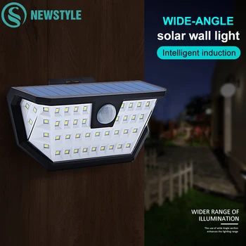 48LED Outdoor Solar Light PIR Motion Sensor Wireless Wide Angle Wall Lamp Waterproof Garden Home Emergency Security Light 5 Side
48LED Outdoor Solar Light PIR Motion Sensor Wireless Wide Angle Wall Lamp Waterproof Garden Home Emergency Security Light 5 Side