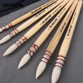Wooden Writing Brush For Watercolor Ink Painting Chinese Calligraphy Practice Weasek Wolf Hair Brush Regular Script Supply
Wooden Writing Brush For Watercolor Ink Painting Chinese Calligraphy Practice Weasek Wolf Hair Brush Regular Script Supply