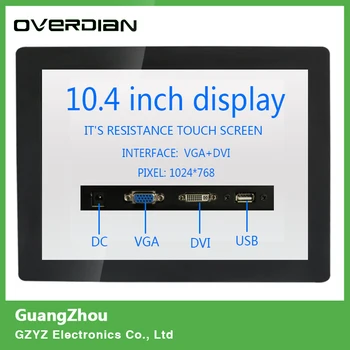 10.4"/10"VGA/DVI/USB Interface ResistiveTouch Industrial Control LCD Monitor/Display 1024*768 Metal Shell Buckle Mounting
10.4"/10"VGA/DVI/USB Interface ResistiveTouch Industrial Control LCD Monitor/Display 1024*768 Metal Shell Buckle Mounting