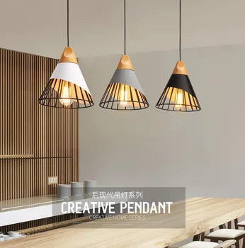 Modern Pendant Lights Dining Room Pendant Lamps Modern Colorful Restaurant Coffee Bedroom Lighting Iron+Solid Wood E27 Holder
Modern Pendant Lights Dining Room Pendant Lamps Modern Colorful Restaurant Coffee Bedroom Lighting Iron+Solid Wood E27 Holder