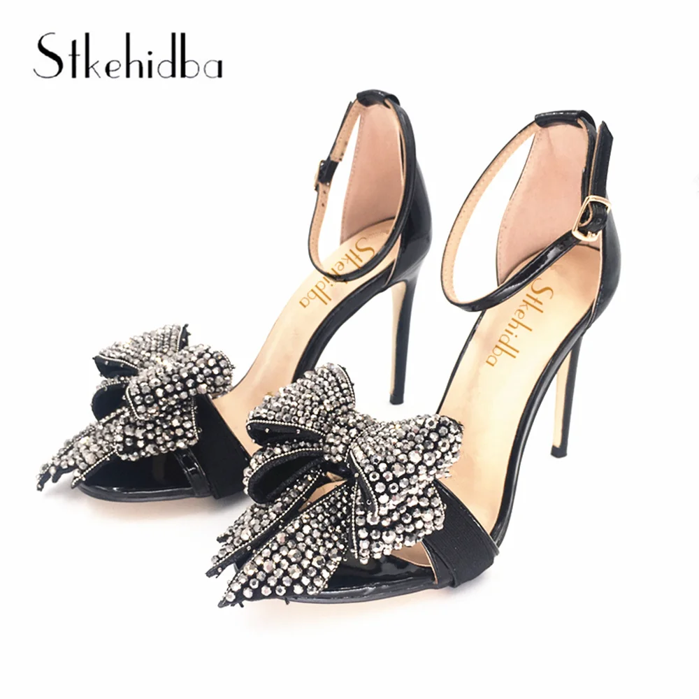 Stkehidba Top Quality Women's Sandals Genuine Leather Women's Shoes Butterfly-knot High Heels Pumps Summer Sandals Sexy Pumps
Stkehidba Top Quality Women's Sandals Genuine Leather Women's Shoes Butterfly-knot High Heels Pumps Summer Sandals Sexy Pumps