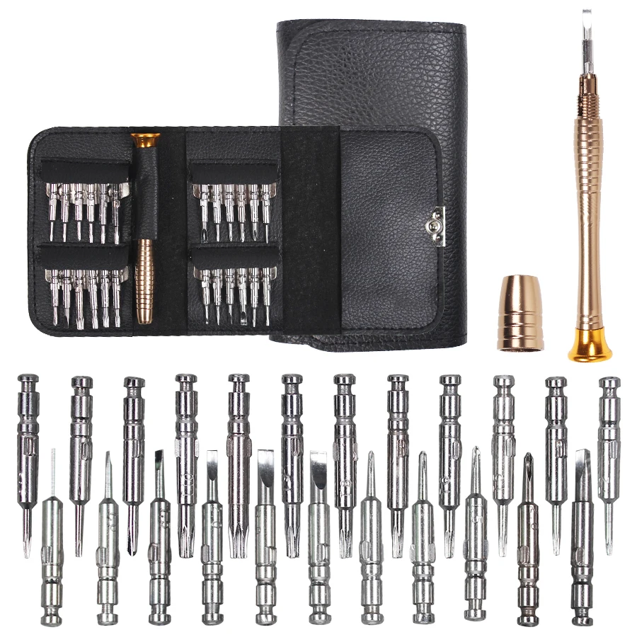 25 in 1 Multifunction Screwdriver Set For Phone and Computer Repair Hand Tools Screwdriver Wallet Set Repair Tools
25 in 1 Multifunction Screwdriver Set For Phone and Computer Repair Hand Tools Screwdriver Wallet Set Repair Tools