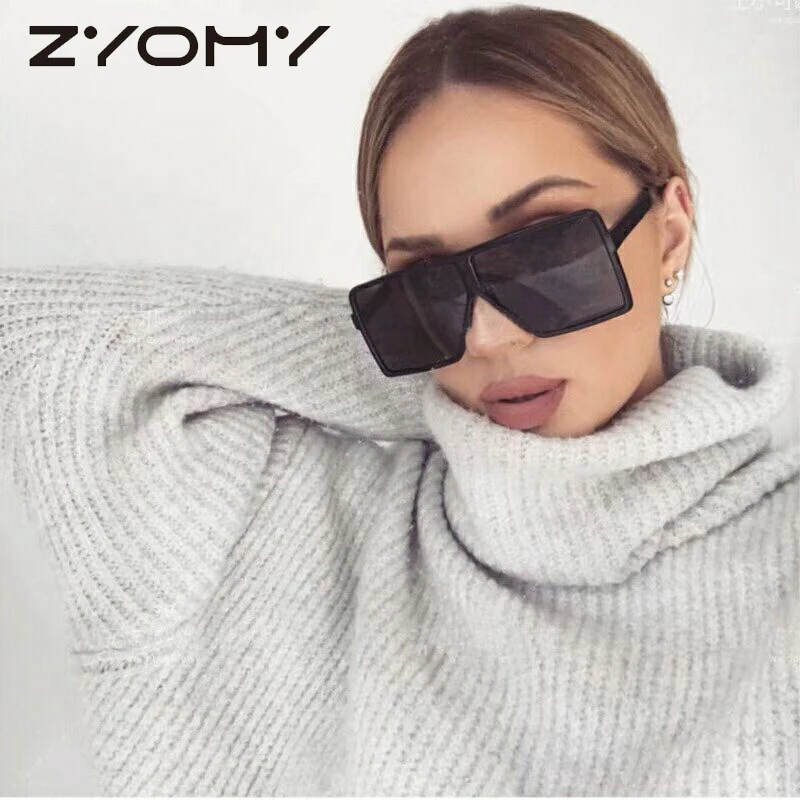 Zyomy Oversized Sunglasses Women Retro Brand Designer Gradient Sun Glasses Men Vintage Shades Eyewear Big Frame Glasses
Zyomy Oversized Sunglasses Women Retro Brand Designer Gradient Sun Glasses Men Vintage Shades Eyewear Big Frame Glasses