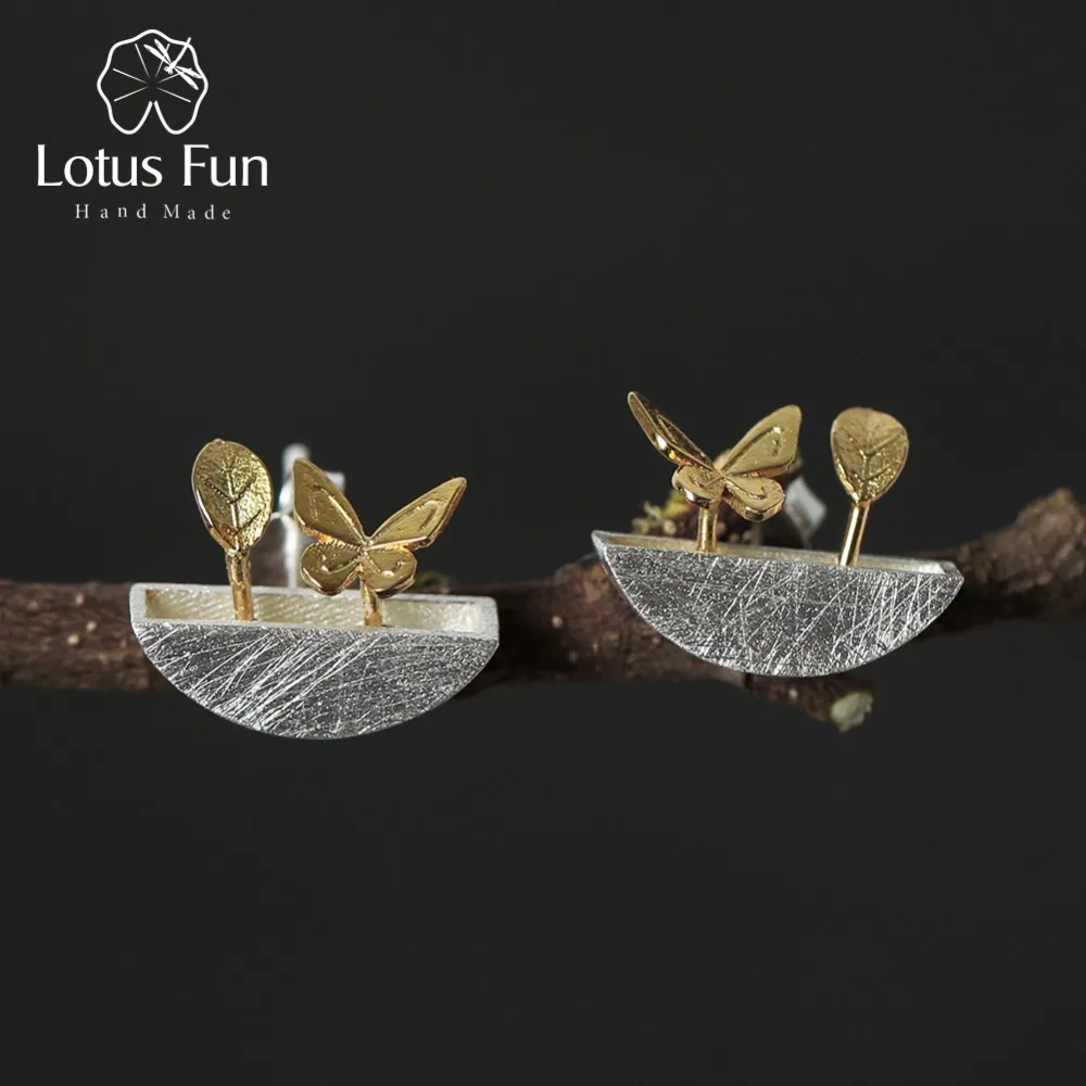 Lotus Fun Real 925 Sterling Silver Natural Style Creative Handmade Fine Jewelry My Little Garden Stud Earrings for Women Brincos
Lotus Fun Real 925 Sterling Silver Natural Style Creative Handmade Fine Jewelry My Little Garden Stud Earrings for Women Brincos