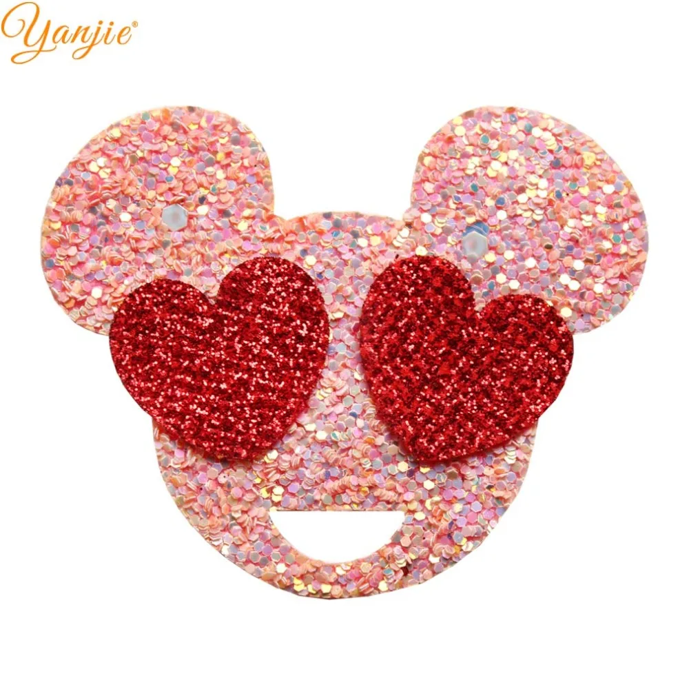 12pcs/lot 12 Colors Classical Glitter Minnie Mouse Felt Pads Barrette Fashion DIY Hair Accessories For Girl Headwear Hairclip
12pcs/lot 12 Colors Classical Glitter Minnie Mouse Felt Pads Barrette Fashion DIY Hair Accessories For Girl Headwear Hairclip