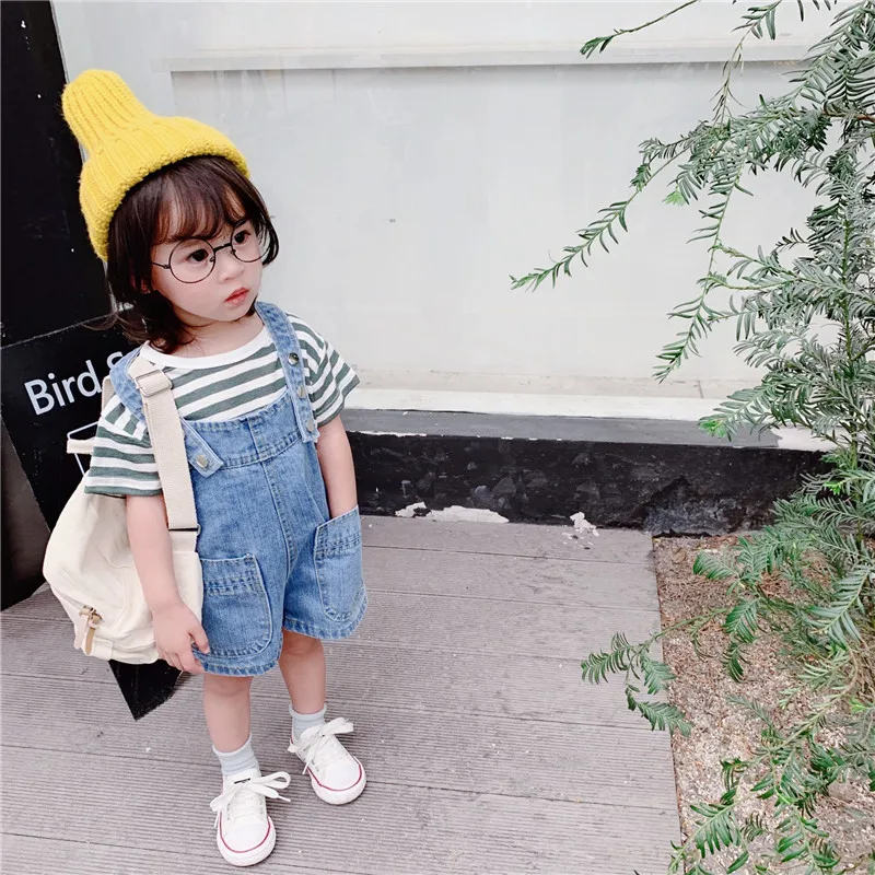 Summer 2019 New Little Kids Broad-legged Suspender Pant Boys and Girls Cowboy Loose Jeans Belt Shorts Toddler Denim Overalls
Summer 2019 New Little Kids Broad-legged Suspender Pant Boys and Girls Cowboy Loose Jeans Belt Shorts Toddler Denim Overalls