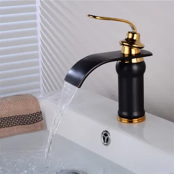 Basin faucet black and gold bathroom faucet torneiras para pia de banheiro Wash faucet waterfall Sink Faucet
Basin faucet black and gold bathroom faucet torneiras para pia de banheiro Wash faucet waterfall Sink Faucet