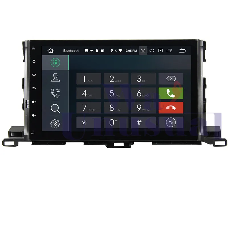 2 din car radio gps android For Toyota Highlander 2015
