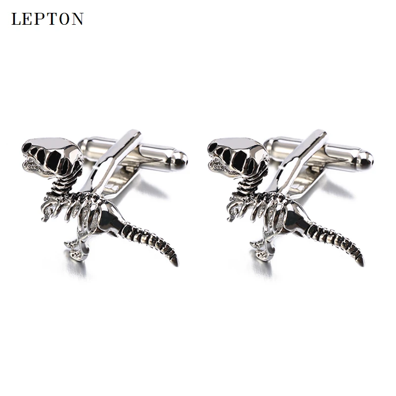 Lepton Metal Animal Cufflinks For Mens Shirt Cuffs Cuff links Brand Real Sales Silver Color Dinosaurs Cufflinks Relojes gemelos
Lepton Metal Animal Cufflinks For Mens Shirt Cuffs Cuff links Brand Real Sales Silver Color Dinosaurs Cufflinks Relojes gemelos