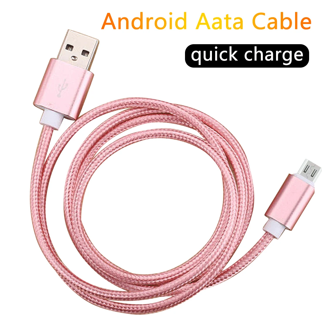 

USB Cable 2.4A Fast Charging Smartphone Data Sync Transfer Charger Nylon Cord for Android Samsung Galaxy S9 S8 + Note 9 8