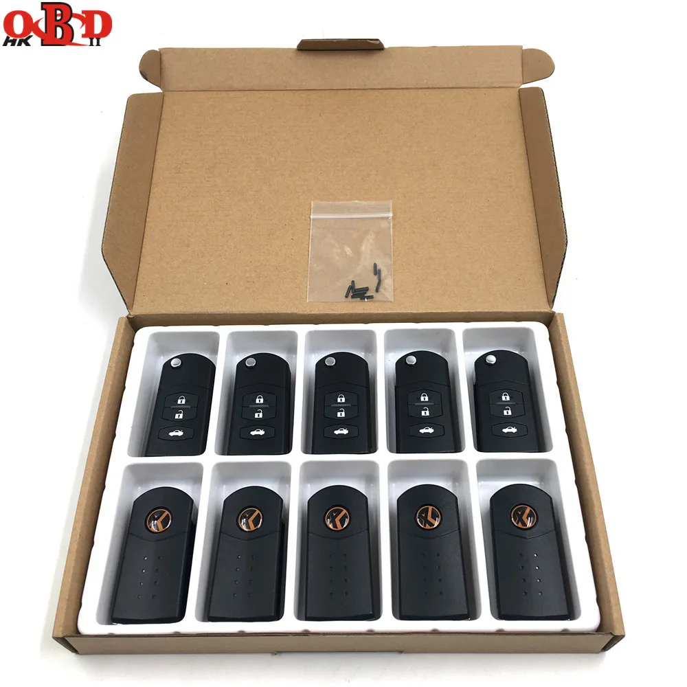 HKOBDII 10pcs/lot for Mazda Universal 3 Buttons VVDI2 Remote Car Key for Xhorse MINI Programmer VVDI Key Tool English Version
HKOBDII 10pcs/lot for Mazda Universal 3 Buttons VVDI2 Remote Car Key for Xhorse MINI Programmer VVDI Key Tool English Version