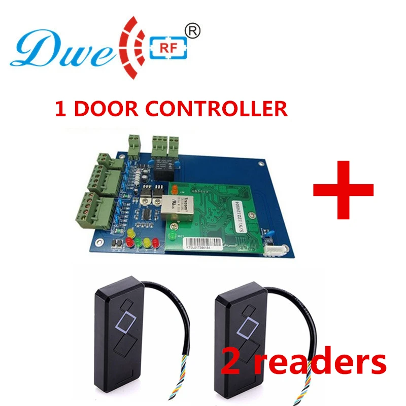 DWE CC RF tcp ip one door wiegand access controller door access control panel with 2pcs 125khz wiegand reader free
DWE CC RF tcp ip one door wiegand access controller door access control panel with 2pcs 125khz wiegand reader free