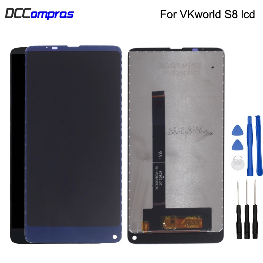 Original For VKworld S8 LCD Display Touch Screen Digitizer For VKworld S8 Display Screen LCD Phone Parts Free Tools
Original For VKworld S8 LCD Display Touch Screen Digitizer For VKworld S8 Display Screen LCD Phone Parts Free Tools