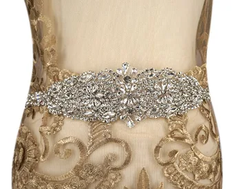 Rhinestone decoration Beaded Applique Crystal For fashion Wedding Dress belt New crystal applique costume sewing trims
Rhinestone decoration Beaded Applique Crystal For fashion Wedding Dress belt New crystal applique costume sewing trims