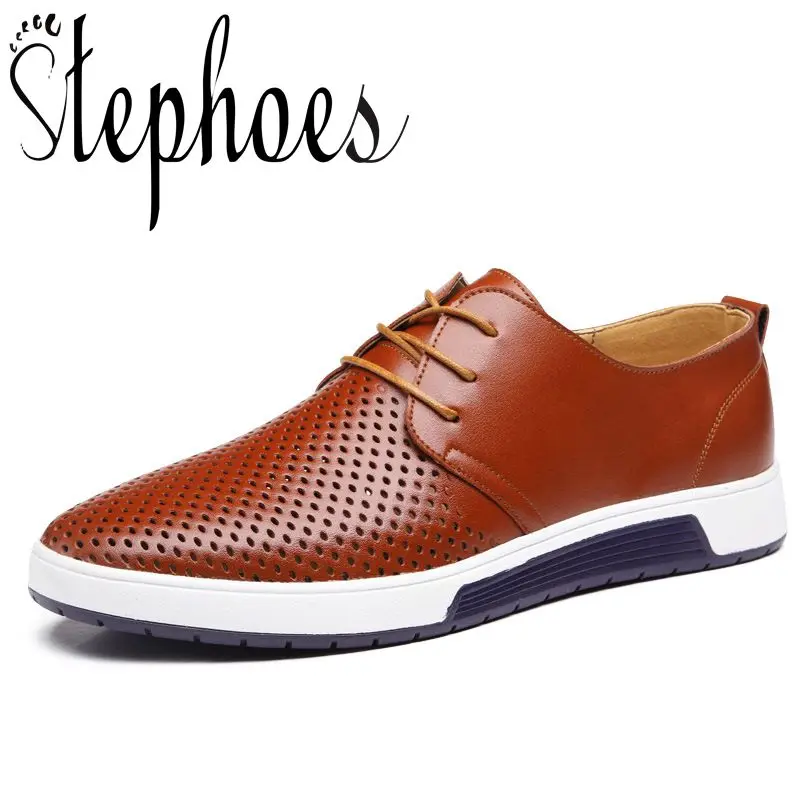 Stephoes 2019 Luxury Brand Men 48 Size Casual Shoes Leather Summer Breathable Holes Flat Shoes for Men Los Zapatos Hot Sale
Stephoes 2019 Luxury Brand Men 48 Size Casual Shoes Leather Summer Breathable Holes Flat Shoes for Men Los Zapatos Hot Sale