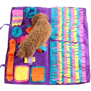 Dog Snuffle Splicing Mat, Small-Large Dogs Nosework/Playground Toy Blanket, Pet Sniffing Training Detachable Fleece Pads
Dog Snuffle Splicing Mat, Small-Large Dogs Nosework/Playground Toy Blanket, Pet Sniffing Training Detachable Fleece Pads