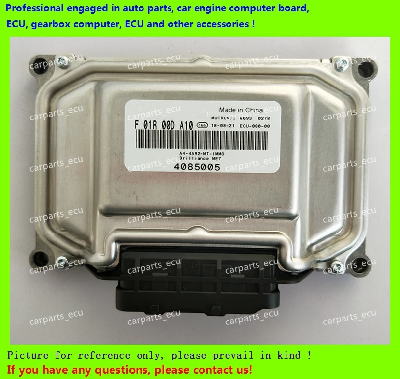 For car engine computer board/ME7.8.8/ME17 ECU/Electronic Control Unit/Zhonghua H530/F01R00DA10 4085005/F01RB0DA10
For car engine computer board/ME7.8.8/ME17 ECU/Electronic Control Unit/Zhonghua H530/F01R00DA10 4085005/F01RB0DA10
