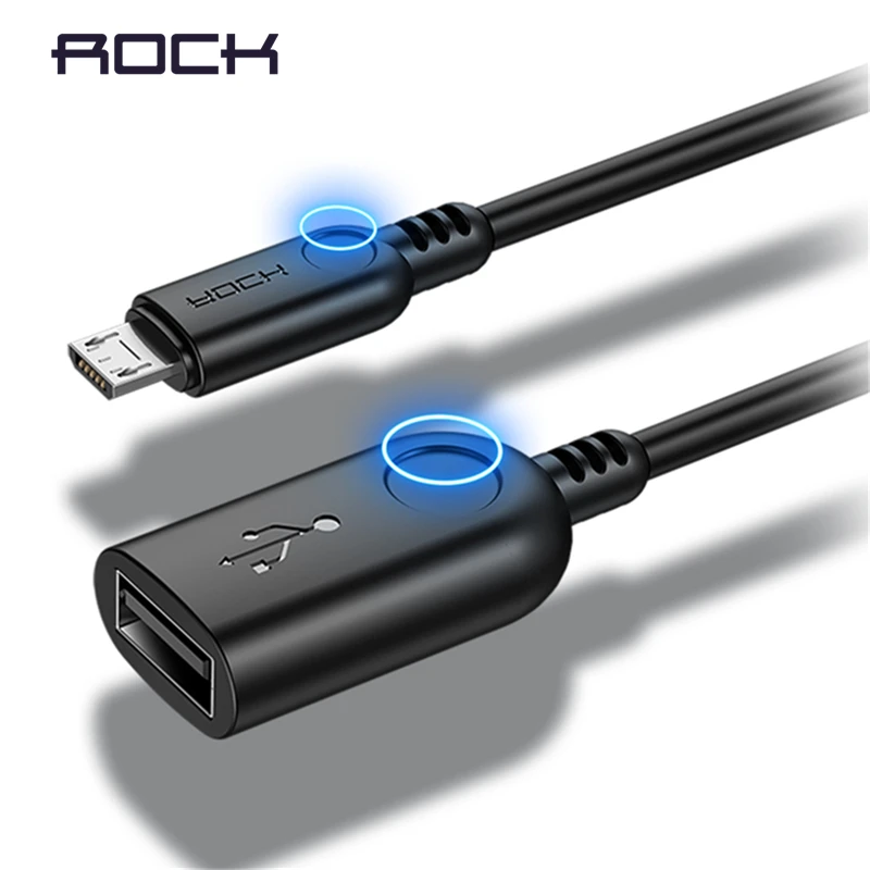 ROCK Micro USB к OTG адаптер для samsung Xiaomi htc Microusb 2 0 Android мобильного телефона разъем otg
