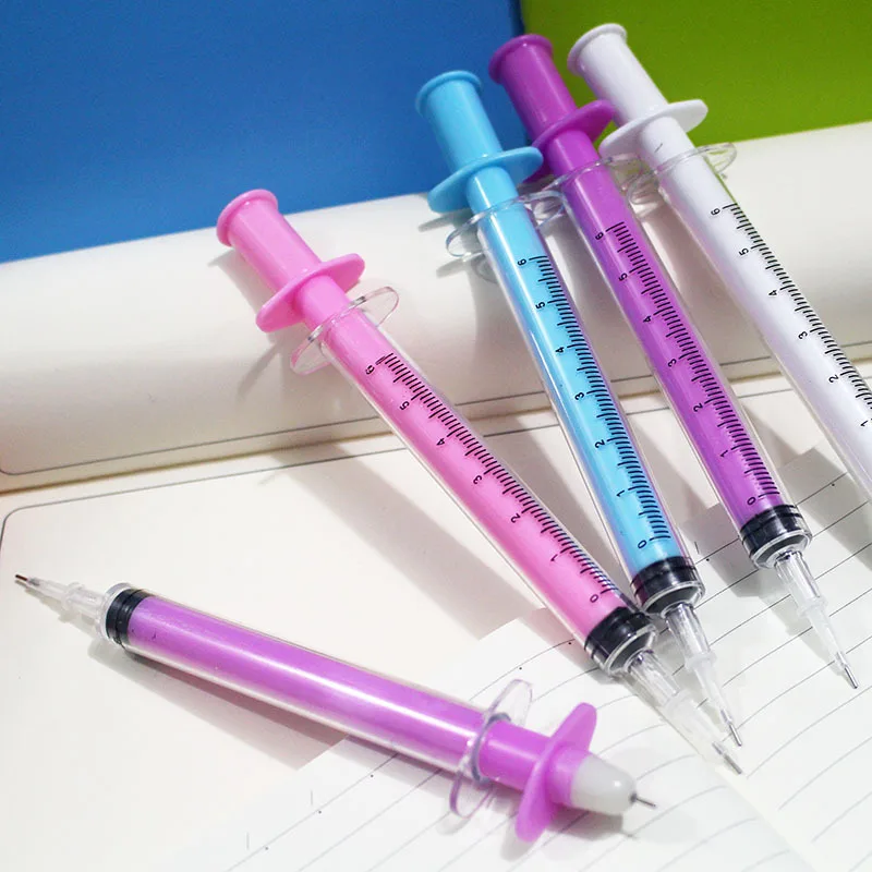 0.38mm Kawaii ballpoint pen creativos Cartoon cute Syringe pattern school office Supplies Stationery Christmas black refill
0.38mm Kawaii ballpoint pen creativos Cartoon cute Syringe pattern school office Supplies Stationery Christmas black refill