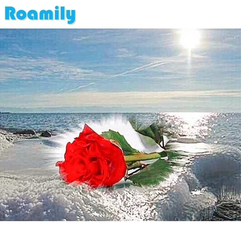 Flowers Diamond Painting Full Square,Red Rose In The Sea with Sun,Embroidered with Rhinestones,Wall Painting,Diamant Paintings
Flowers Diamond Painting Full Square,Red Rose In The Sea with Sun,Embroidered with Rhinestones,Wall Painting,Diamant Paintings