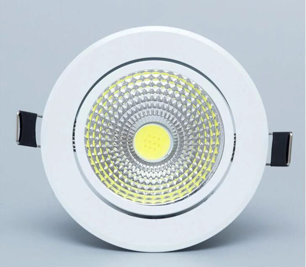 Приглушаемый Светодиодный точечный светильник потолочный Точечный с COB матрицей