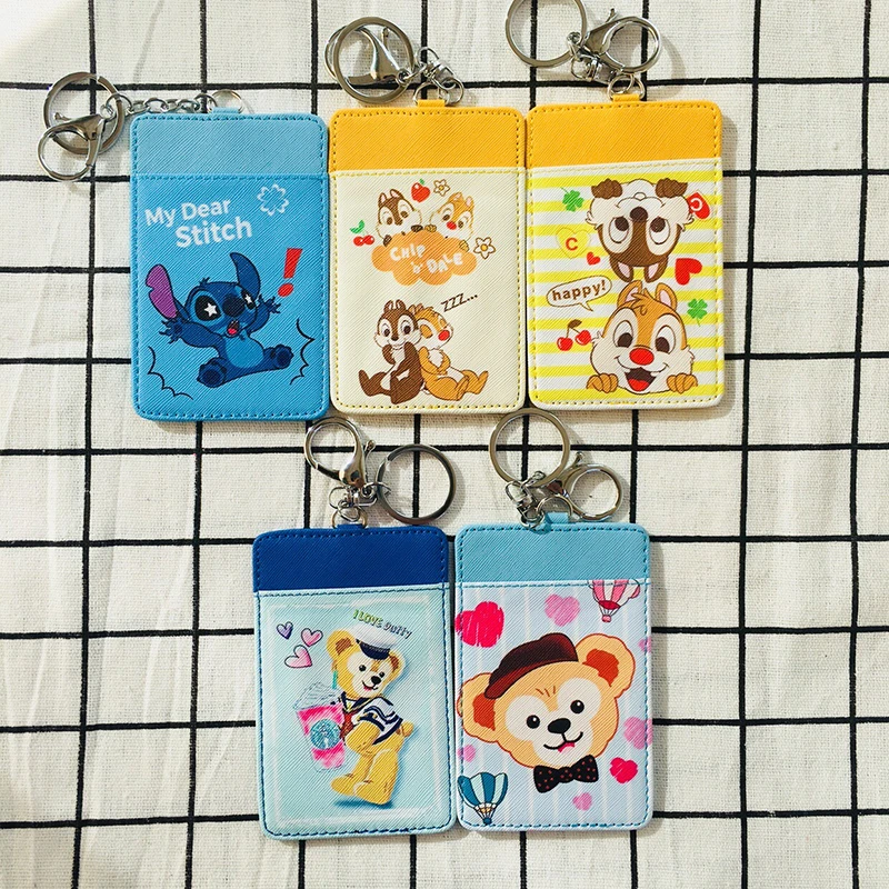 Stitch Duffy Fashion Anime Cartoon PU Key Chain Card Keychain Keyring Coin Key Cards Holder Pendant Unisex Birthday Gifts NEW
Stitch Duffy Fashion Anime Cartoon PU Key Chain Card Keychain Keyring Coin Key Cards Holder Pendant Unisex Birthday Gifts NEW