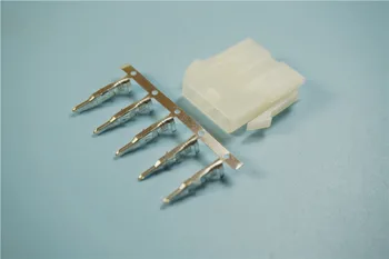 100pcs 5559 Power connector Shell 4 Pin Mini-Fit Jr. Plug Housing 4.20mm Single Row 4 Circuits Panel Mounting Ears + Terminals 
100pcs 5559 Power connector Shell 4 Pin Mini-Fit Jr. Plug Housing 4.20mm Single Row 4 Circuits Panel Mounting Ears + Terminals