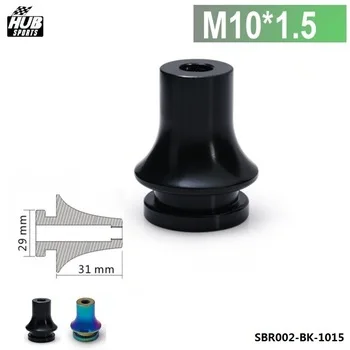 Hubsports - Polished Mustang Shift Knob Boot Retainer /Adapter For Manual Shifter M10X1.5 Black,Neo Chromatic HU-SBR002-1015