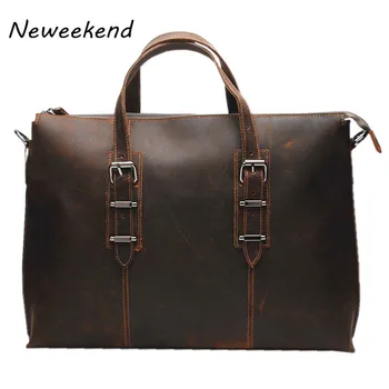 Men's Bag Shoulder Messenger Crazy Horse Leather Male 14 Inch Leather Crossbody Bags Portable Computer Recreation Business Gift
Men's Bag Shoulder Messenger Crazy Horse Leather Male 14 Inch Leather Crossbody Bags Portable Computer Recreation Business Gift