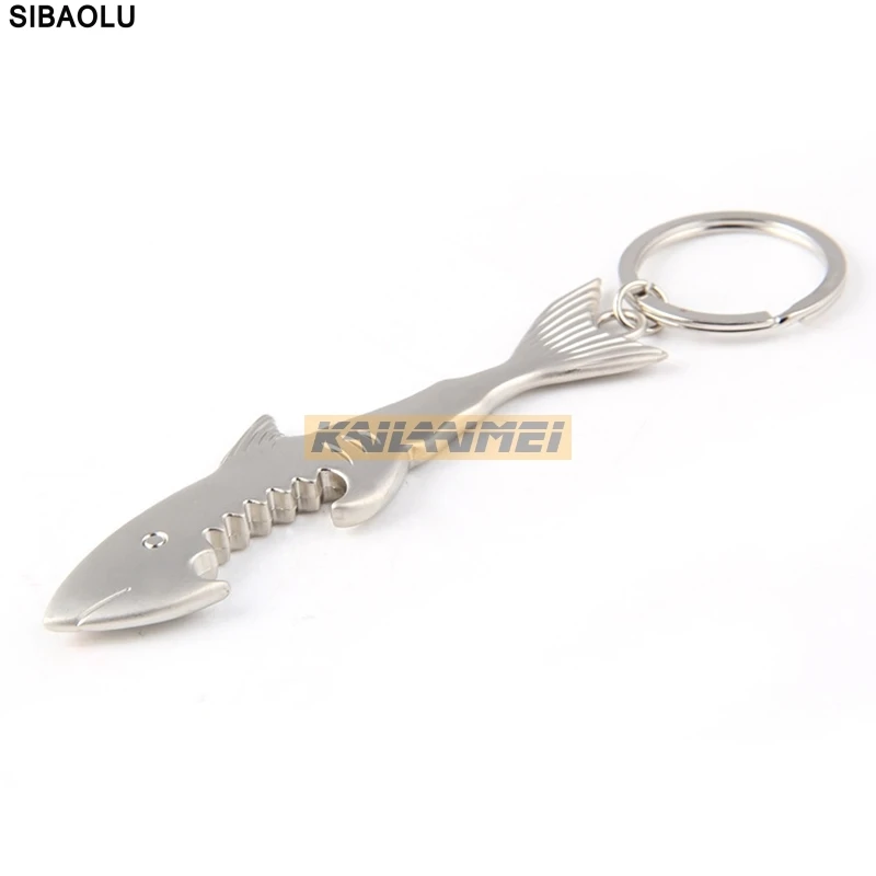 1000pcs Shark Shaped Bottle Opener Keychain shaped zinc alloy Silver Color Key Ring Beer Bottle Opener Unique Gift
1000pcs Shark Shaped Bottle Opener Keychain shaped zinc alloy Silver Color Key Ring Beer Bottle Opener Unique Gift