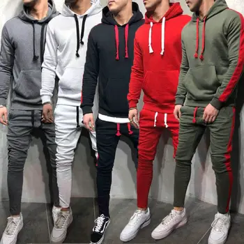 2018 Autumn New Fashion Mens Sets Tracksuit Jogger Hoodie Coat Jacket + Trousers Pants Sweat Suit Set Sweat Coat Long Sweatpants
2018 Autumn New Fashion Mens Sets Tracksuit Jogger Hoodie Coat Jacket + Trousers Pants Sweat Suit Set Sweat Coat Long Sweatpants