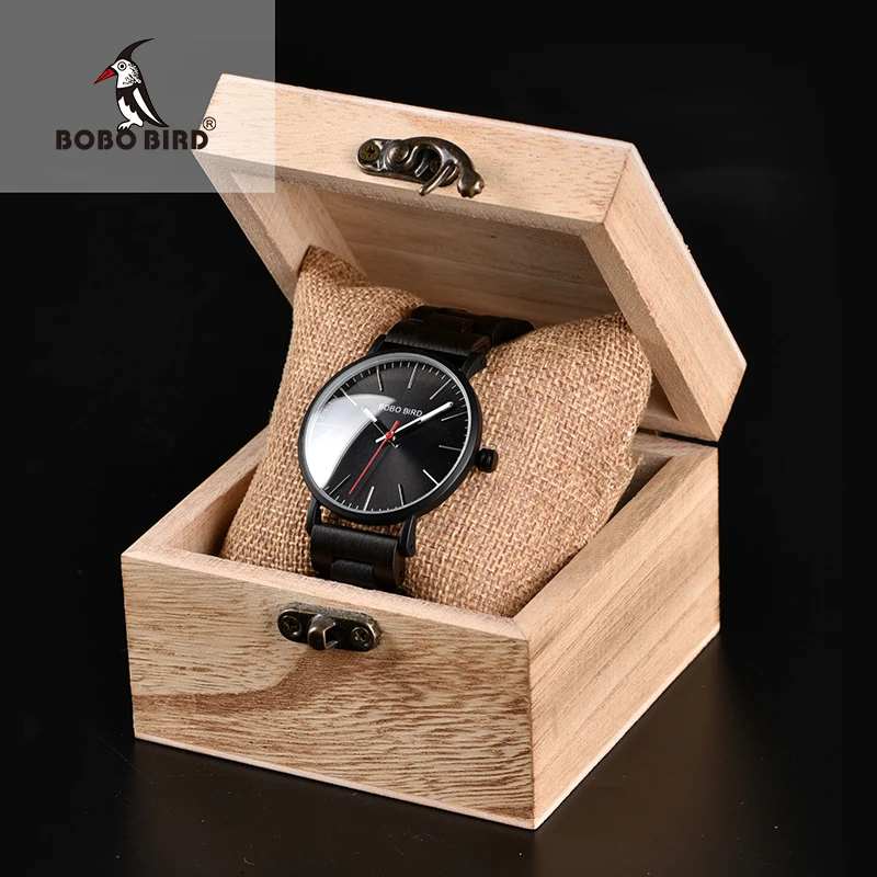 BOBO BIRD Top Luxury Brand Men Wooden Watches relogio masculino Quartz Wristwatches kol saati in Gift Wood Box Q30 Drop Shipping
BOBO BIRD Top Luxury Brand Men Wooden Watches relogio masculino Quartz Wristwatches kol saati in Gift Wood Box Q30 Drop Shipping
