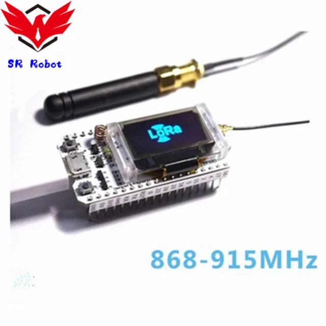 868 МГц-915 МГц SX1276 ESP32 LoRa 0 96 дюймовый синий oled-дисплей Bluetooth WIFI Lora Kit 32 модуль IOT