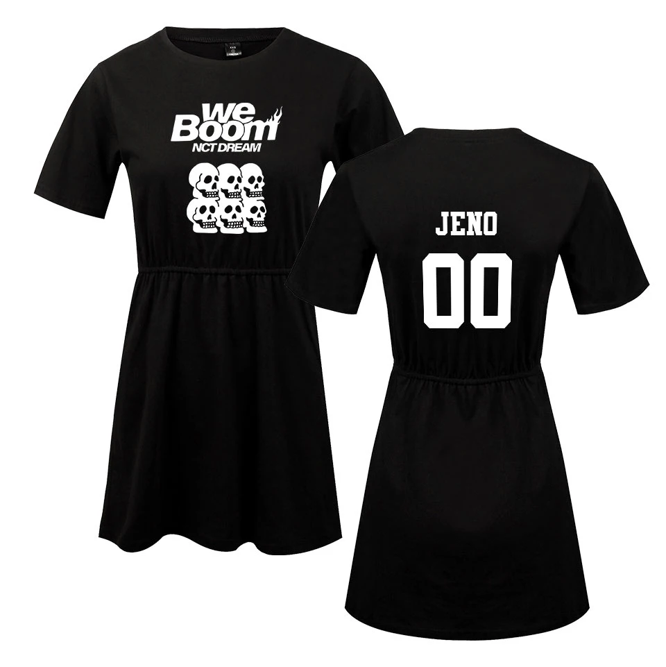 NCT DREAM Soul album We Boom 2D Same Paragraph 2019 New Kpop Women's Fashion Summer Short-sleeved Dress Girl Hot Trend Dress
NCT DREAM Soul album We Boom 2D Same Paragraph 2019 New Kpop Women's Fashion Summer Short-sleeved Dress Girl Hot Trend Dress