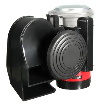139db Black Snail Compact Dual Air Horn for Car Vehicle Motorcycle Yacht Boat SUV Bike 12V
139db Black Snail Compact Dual Air Horn for Car Vehicle Motorcycle Yacht Boat SUV Bike 12V