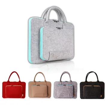 11 13 15 inch Wool Felt Notebook Computer Laptop Bag Case for Macbook Air 11 13 Pro 15 Retina xiaomi huawei HandBag Men Women
11 13 15 inch Wool Felt Notebook Computer Laptop Bag Case for Macbook Air 11 13 Pro 15 Retina xiaomi huawei HandBag Men Women