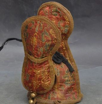 7" Collect Old Tibet Buddhism bronze Silk Phurpa Clifford Bell Rattles Vajra Set
7" Collect Old Tibet Buddhism bronze Silk Phurpa Clifford Bell Rattles Vajra Set