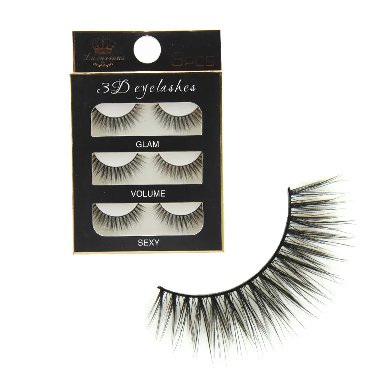 3pairs / lot 3D sparse natural soft false eyelashes Terrier cross thick long black false eyelashes false eyelashes Z3D08
3pairs / lot 3D sparse natural soft false eyelashes Terrier cross thick long black false eyelashes false eyelashes Z3D08