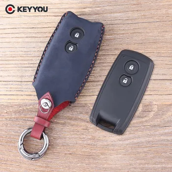 KEYYOU Leather Car Key Case 2 Buttons For Suzuki SX4 Grand Vitara Swift Remote Key Cover Keychain Key Rings
KEYYOU Leather Car Key Case 2 Buttons For Suzuki SX4 Grand Vitara Swift Remote Key Cover Keychain Key Rings