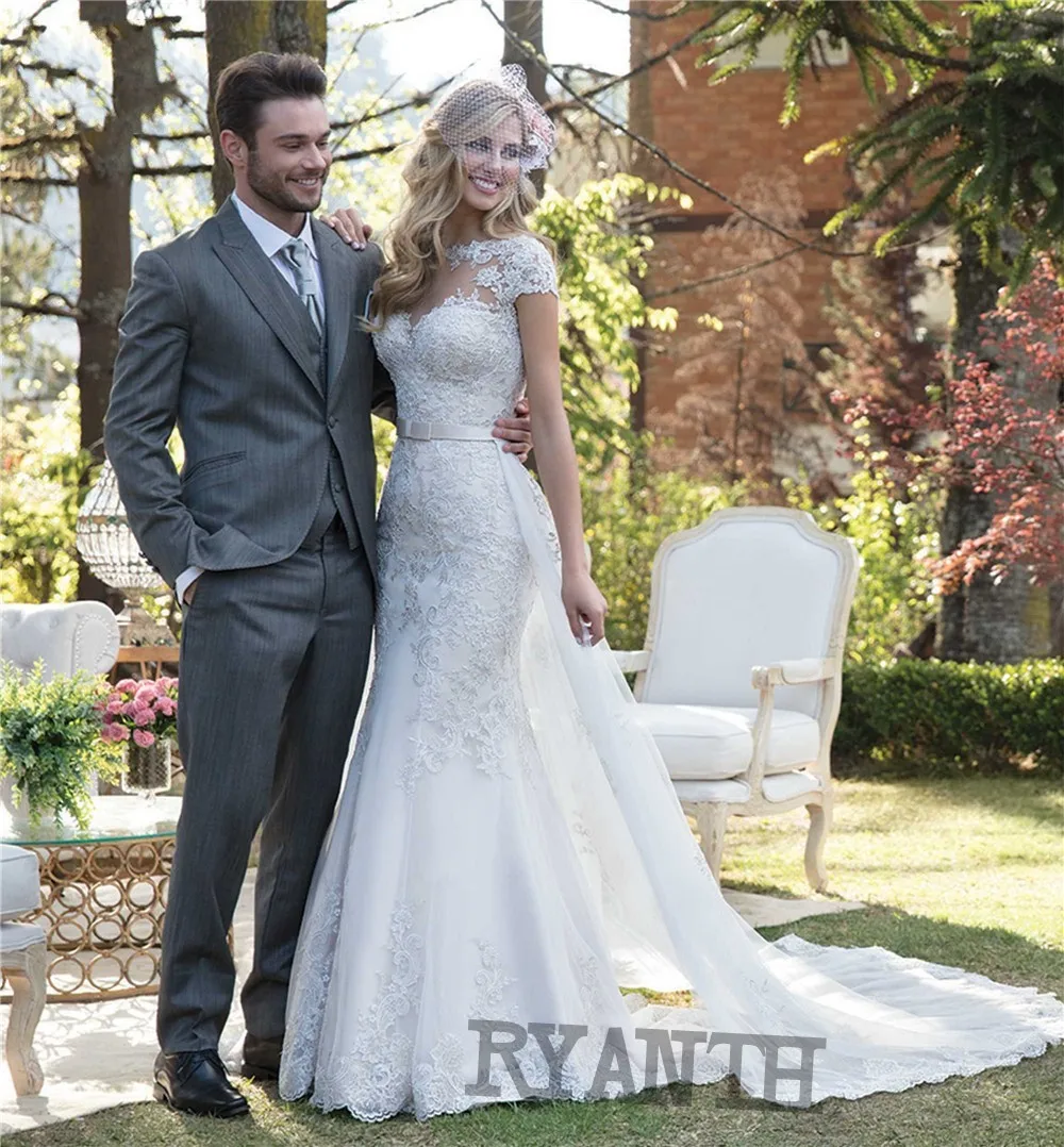 Vestidos de novia 2023 Sexy Scoop Lace Mermaid Wedding Dress Wedding Gowns Custom Made Robe de mariage Removable Long Train
Vestidos de novia 2023 Sexy Scoop Lace Mermaid Wedding Dress Wedding Gowns Custom Made Robe de mariage Removable Long Train