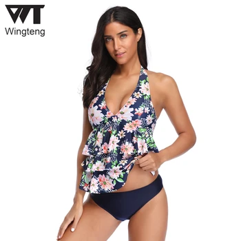 2019 Retro Swimwear women Bikini set Tankinis Brazilian bikinis Floral Bathing suits Female Swimsuit push up Beach Biquinis
2019 Retro Swimwear women Bikini set Tankinis Brazilian bikinis Floral Bathing suits Female Swimsuit push up Beach Biquinis