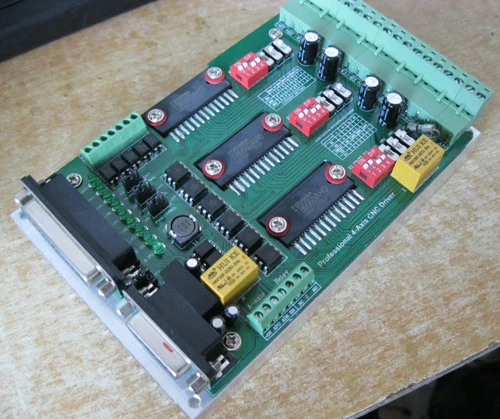 CNC engraving machine control panel 3A axis drive plate with radiator TB6560 | Электронные компоненты и