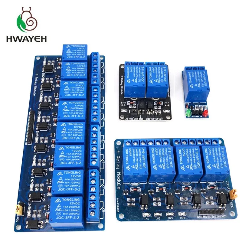 1 2 4 8 Channel DC 5V Relay Module with Optocoupler Low Level Trigger Expansion Board for arduino
1 2 4 8 Channel DC 5V Relay Module with Optocoupler Low Level Trigger Expansion Board for arduino