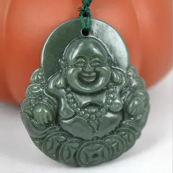 KYSZDL wholesale Beautiful Men and Women Fashion Jewelry hetian qing jade Buddha Lucky Pendant Amulet Necklace free rope
KYSZDL wholesale Beautiful Men and Women Fashion Jewelry hetian qing jade Buddha Lucky Pendant Amulet Necklace free rope