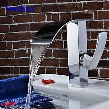Free shipping square waterfall mixer tap by top quality solid brass bathroom basin sink mixer tap for chrome plate waterfall tap
Free shipping square waterfall mixer tap by top quality solid brass bathroom basin sink mixer tap for chrome plate waterfall tap
