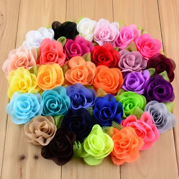 40pcs/lot 6CM Green Leaves Chiffon Mini Rose Flower Children Headwear Accessories 30 color
40pcs/lot 6CM Green Leaves Chiffon Mini Rose Flower Children Headwear Accessories 30 color