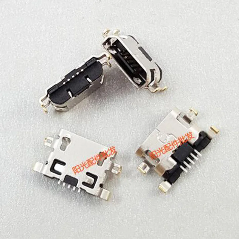 100 шт./лот Micro USB порт зарядное устройство для планшета Lenovo A360T A5860 A320T разъем
